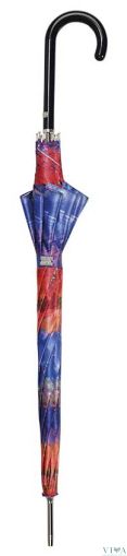 Woman's Automatic  Umbrella  M&P 4848 multi with red
