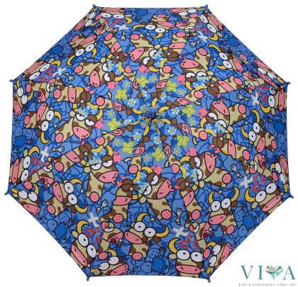 Children's Long Umbrella Kukuxumusu  66156 blue