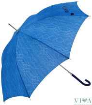 Women Automatic Bisetti Umbrella 34139 blue