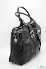 Дамска кожена чанта Galko 10-1230-3601 черна