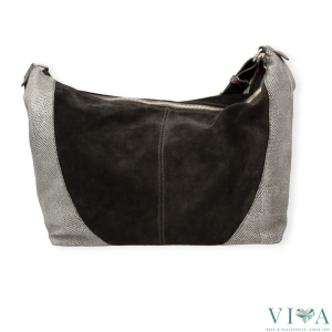 Дамска Чанта от естествена кожа Viflan 35 сива