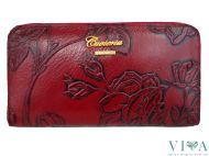 Women's Leather Wallet Cuoieria Fiorentina101 red