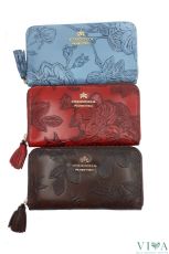 Women's Leather Wallet Cuoieria Fiorentina101 red