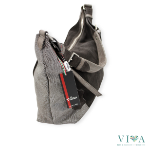 Дамска Чанта от естествена кожа Viflan 35 сива